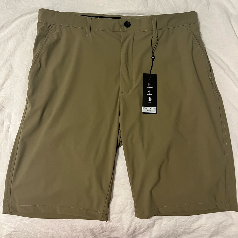 🌟🌟🌟NWT Kenneth Cole Dark Khaki Golf Shorts🌟🌟🌟⛳️⛳️⛳️⛳️⛳️⛳️⛳️⛳️⛳️⛳️⛳️⛳️⛳️⛳️